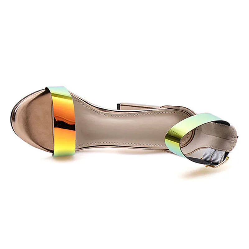 Женские римские сандалии LTARTA на очень высоком каблуке с пряжкой большие размеры