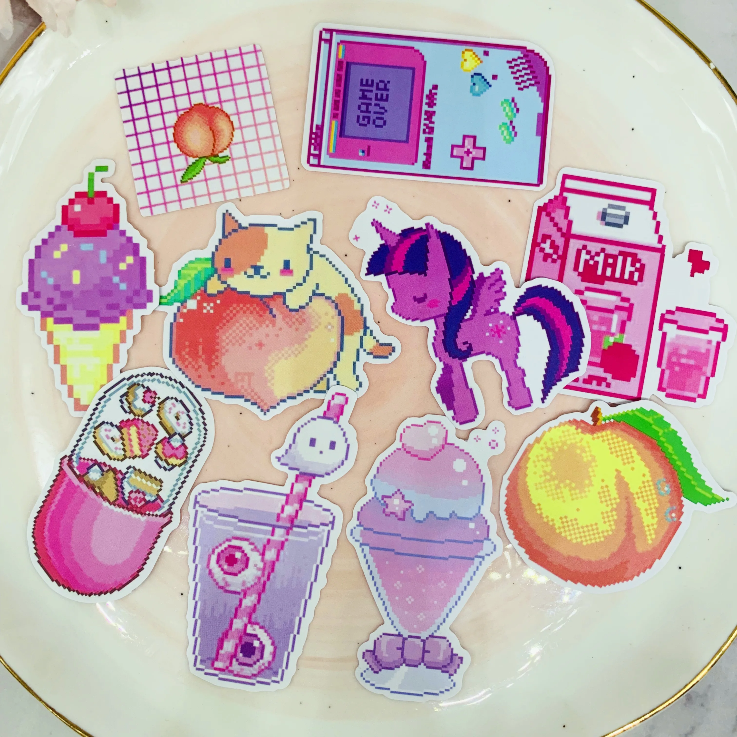 Наклейки для детей 30 шт. мозаика в виде девочки самодельные книжные наклейки на