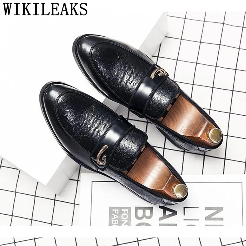 

Luxury Brand Mens Dress Shoes Loafers Party Shoes For Men Wedding Shoes Men 2023 Zapatos Oxford Hombre Sapato De Couro Masculino