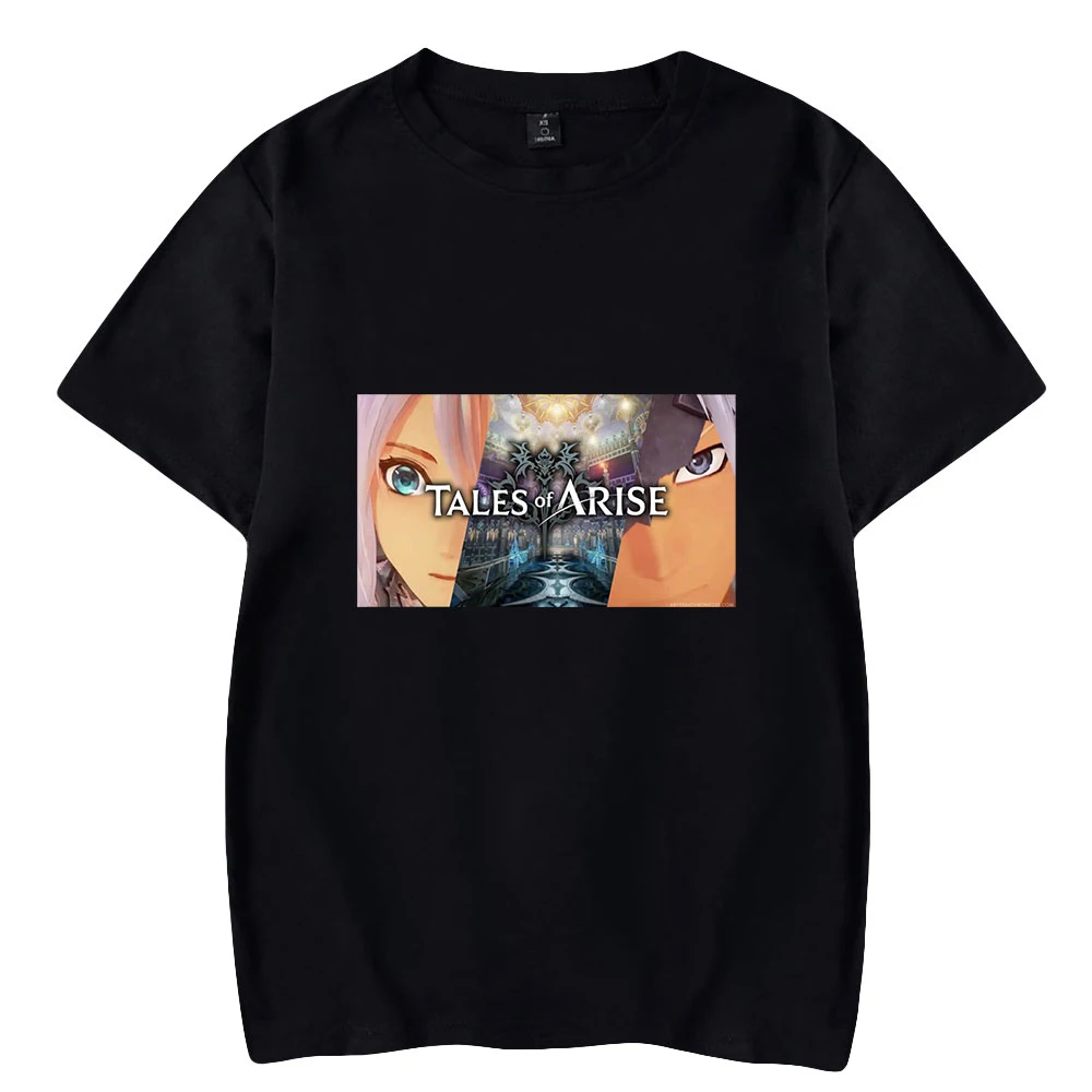 

Tales of Arise T-shrit Summer High Quality T-shirts Cotton O-neck Women Men Short Sleeve T shrit Casual Tees Tops