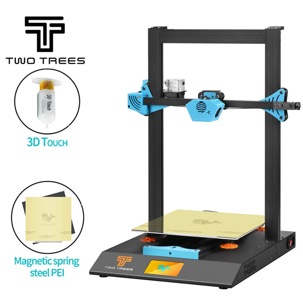 Комплект 3D-принтеров Twotrees 2020 BLU-5 I3 Mega PEI Магнитная сборка Sup Board Impressora 3D-сенсорный