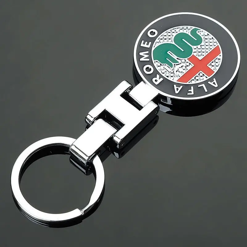 3D металлический брелок для ALFA ROMEO высокое качество ключей Mito 147 156 159 166 Giulietta Spider GT
