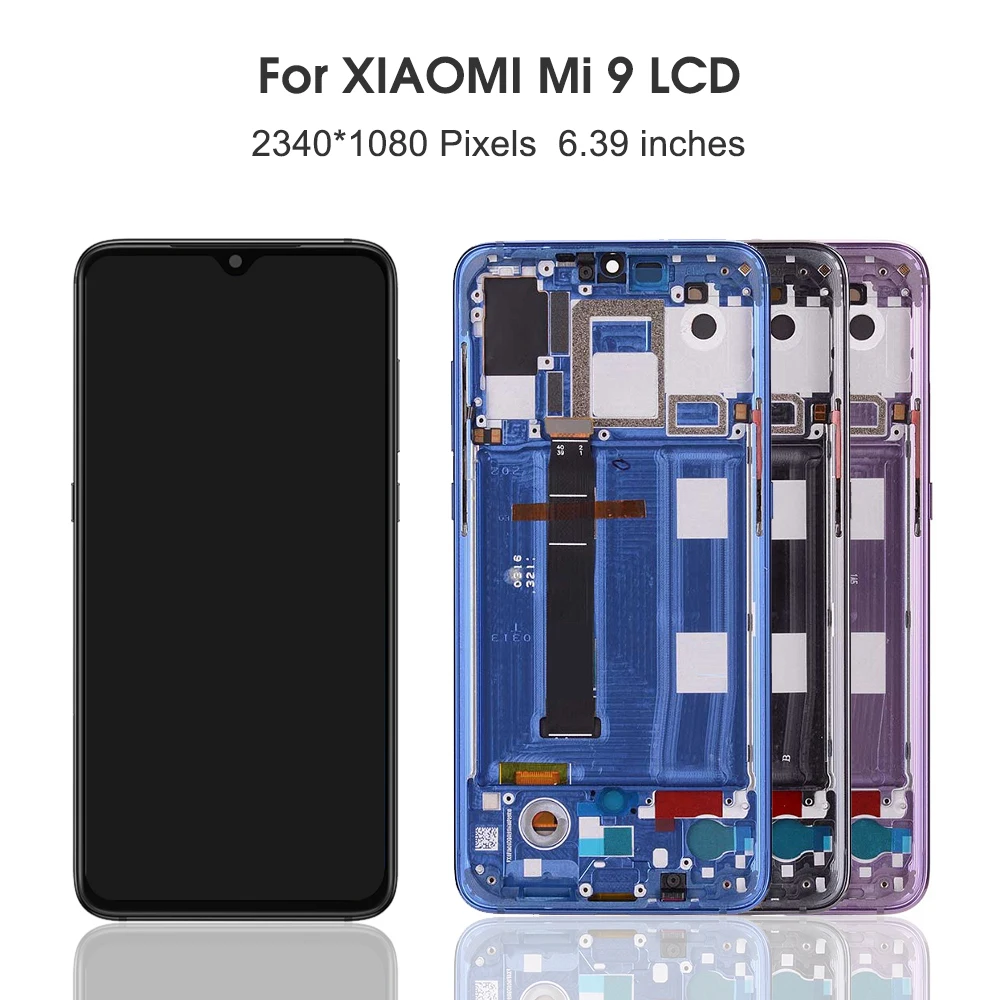 Оригинальный ЖК экран для Xiaomi Mi9 Mi 9 с сенсорным экраном и дигитайзером в сборе