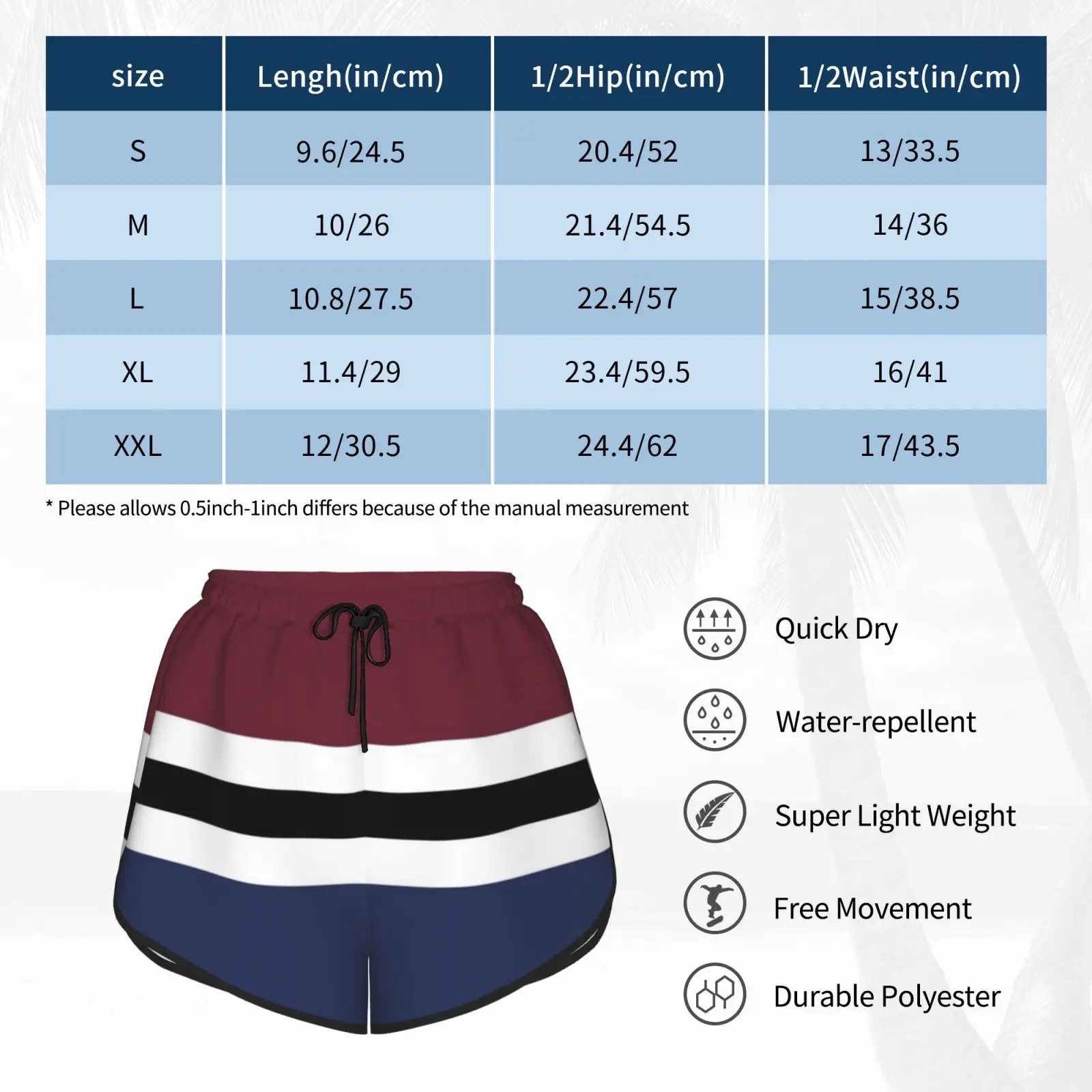 

Away Swim Shorts Women Beach Shorts Colours Football Footy Sport Soccer Newcatsle Park Pattern Bar Stripe