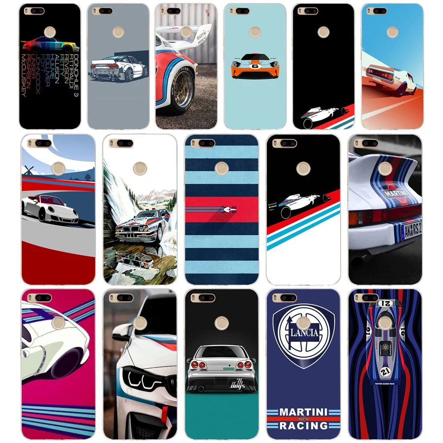 143FG чехол для телефона Martini Racing Colores мягкий силиконовый из ТПУ xiaomi redmi mi 8 A1 A2