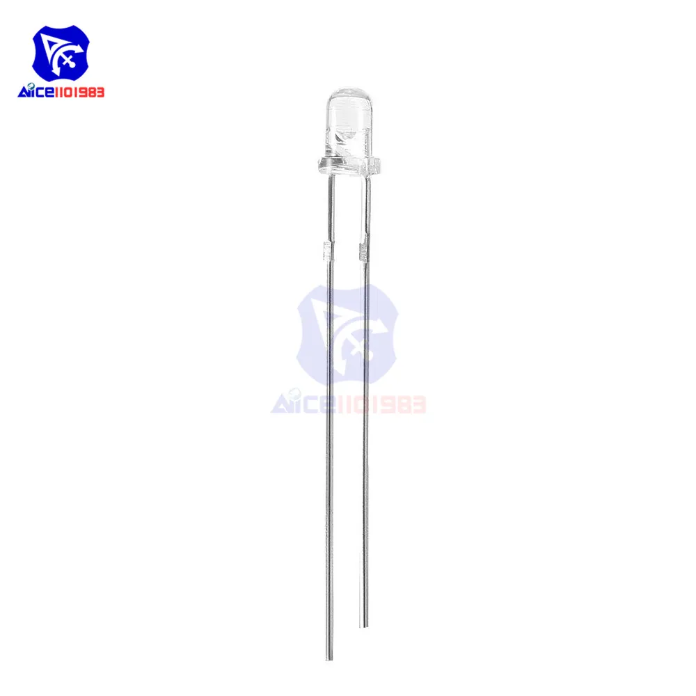 Diymore 10 шт./лот 3 мм 940 нм инфракрасный излучатель диод постоянного тока 1 2 В