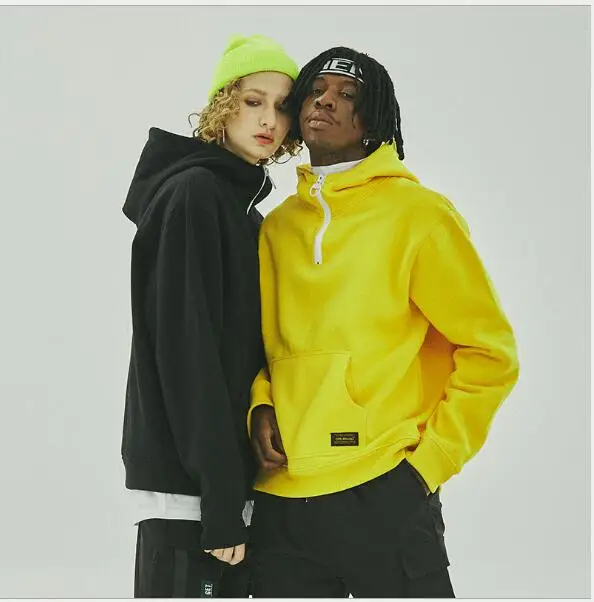 2019 осенне зимняя мужская брендовая толстовка с капюшоном открытыми плечами