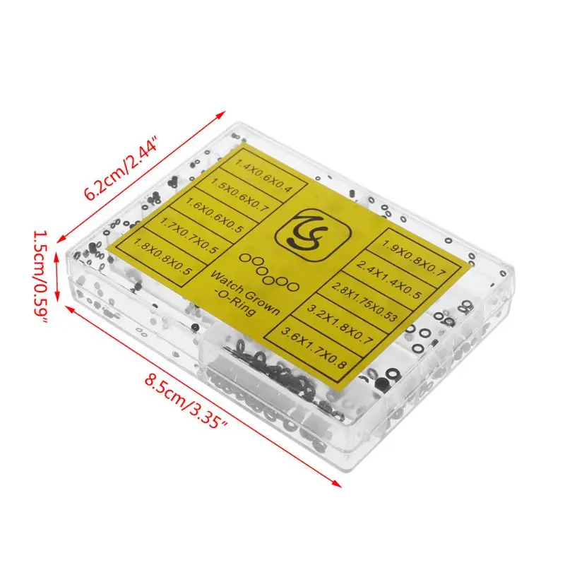 

Mini Rubber Washer O-Ring Watch Crown Gasket Waterproof Seals Repair Tool 10Size T4MD