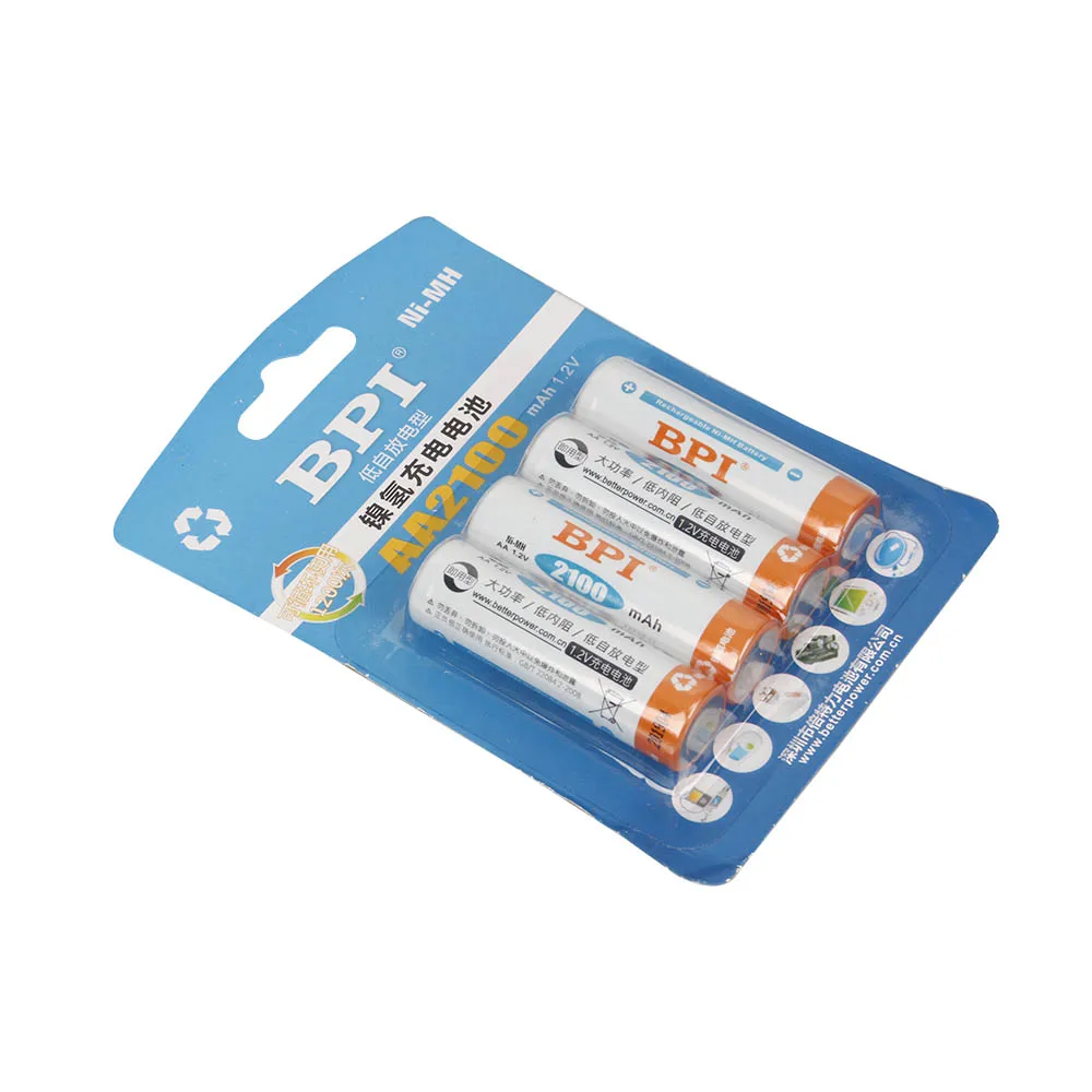 4 шт. Новинка никель-металлогидридный аккумулятор 2400 мАч низкий саморазряд Тип №