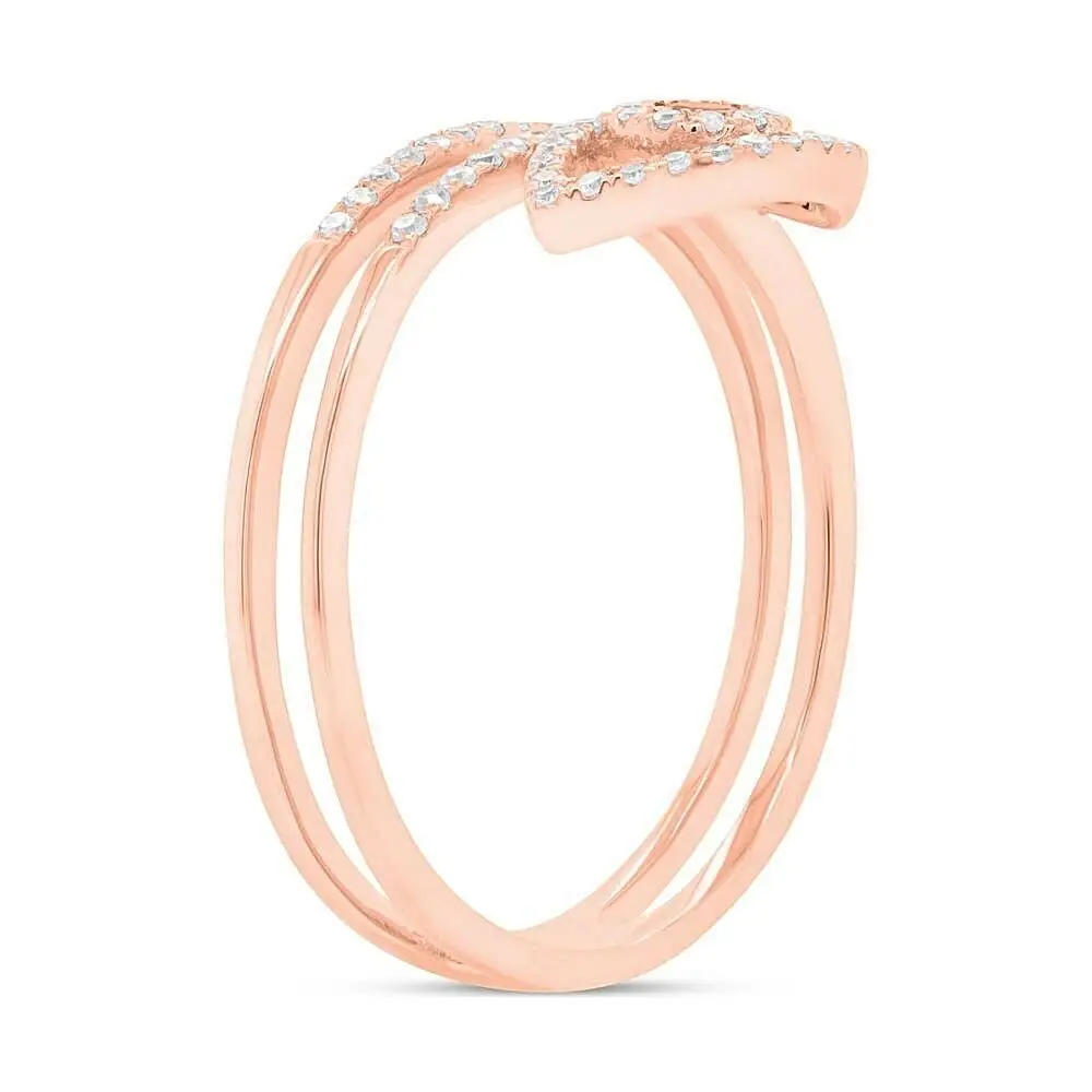 

0.24 tcw 10K Yellow Gold All Seeing Eye Ruby Diamond Ring Statement Dainty