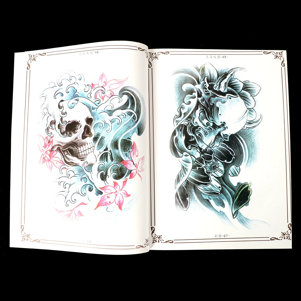 Бесплатная доставка популярный классический дизайн татуировки флэш-книга для