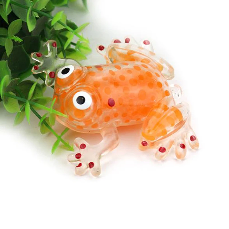 

Novelty Frogs Squeeze Balls Stress Relief Sensory Educational Toys for Kids Gift