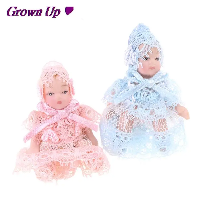 Miniature Cute 1 Pc Miniatures Doll Model Baby People Body Joints Moveable 1:12 Dollhouse | Игрушки и хобби