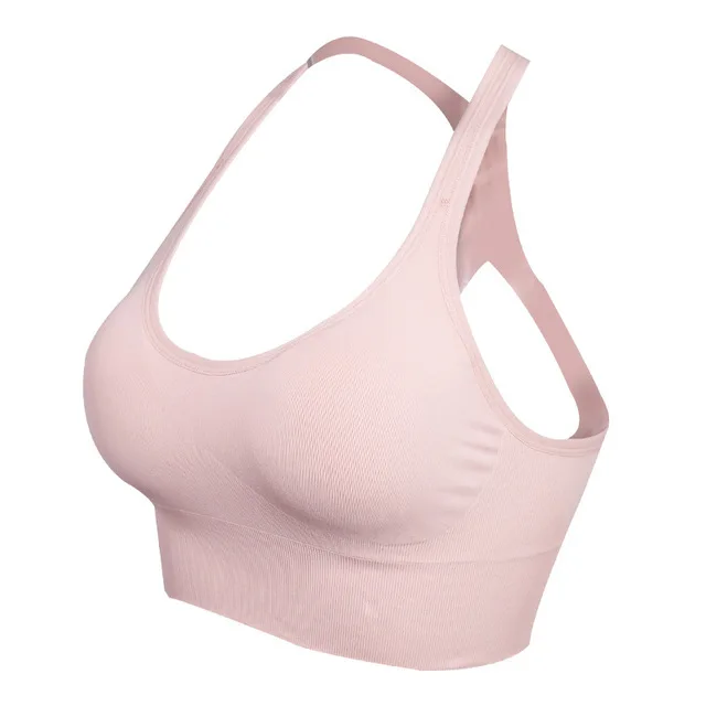 Женский бесшовный спортивный бюстгальтер с эффектом пуш-ап тренировочный