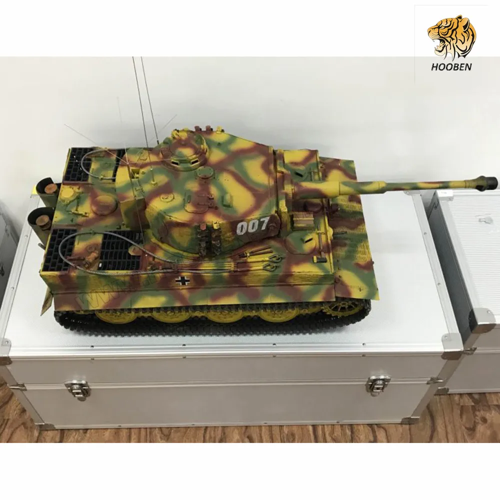 HOOBEN 1:10 RC RTR Танк TigerI позднего производства Wittmann тяжелый танк Второй мировой войны на радиоуправлении полная функция AFV, готов к запуску
