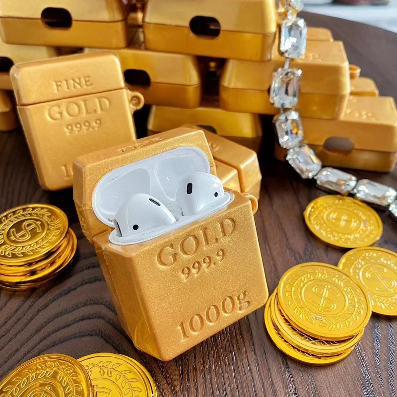 3D Гладкий силиконовый пародия имитация мини чистый Золотые прутки 1000g наушники