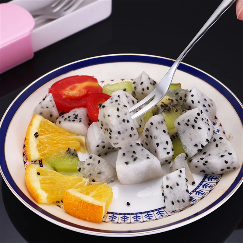 13 см плоды вилкой Нержавеющая сталь двух-телескопический зуб бороны закуска