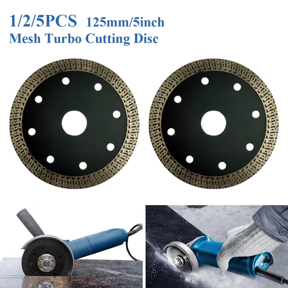 

1/2/5 Set Diamond Saw Blade 125mm Gasket For Granite Marble Porcelain Tile