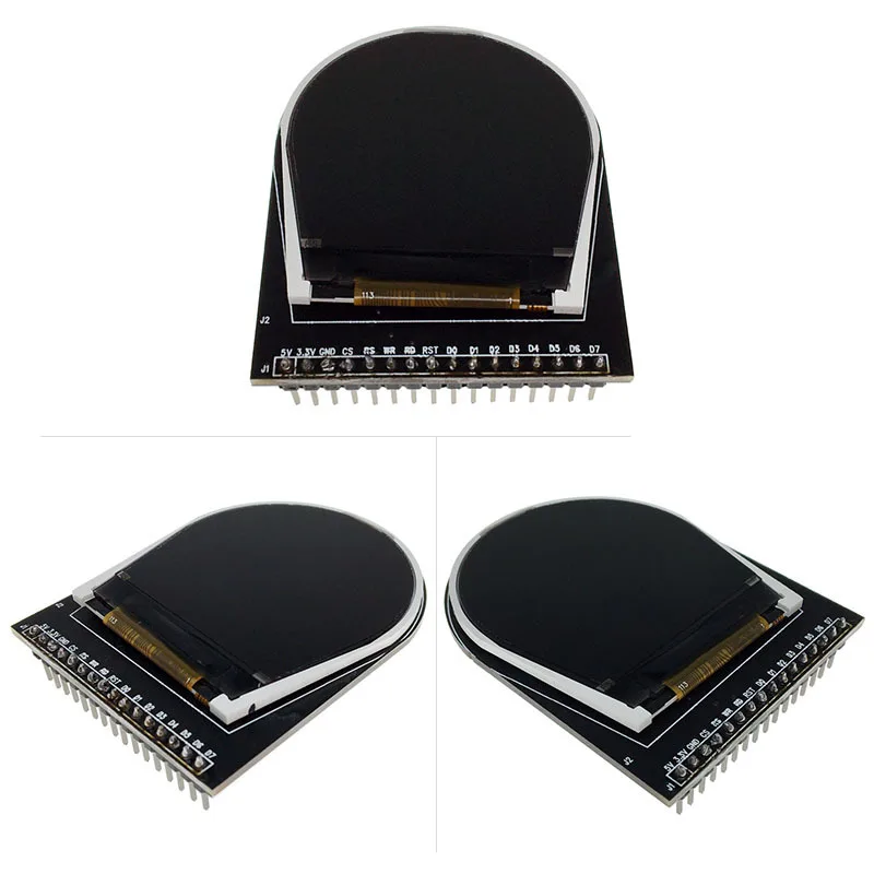 Полноцветный круглый модуль дисплея TFT LCD с печатной платой и 16 контактным