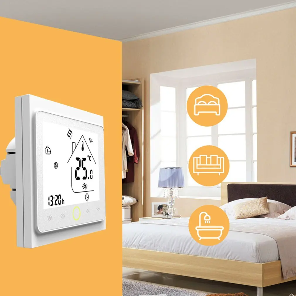 Gas Boiler Thermostat 02 Series Wifi Type-Boiler Interface Touch Screen Home Room Temperature Controller | Обустройство дома