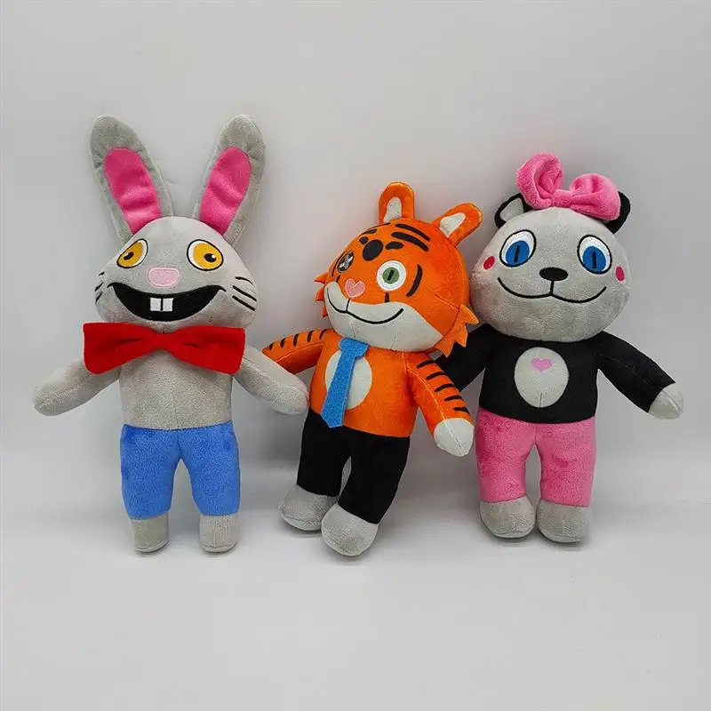

Ужасная игра, плюшевая игрушка, кролик, тигр, панда, кукла, мягкое животное, плюшевая игрушка, праздничное украшение для вечеринки, Детская п...