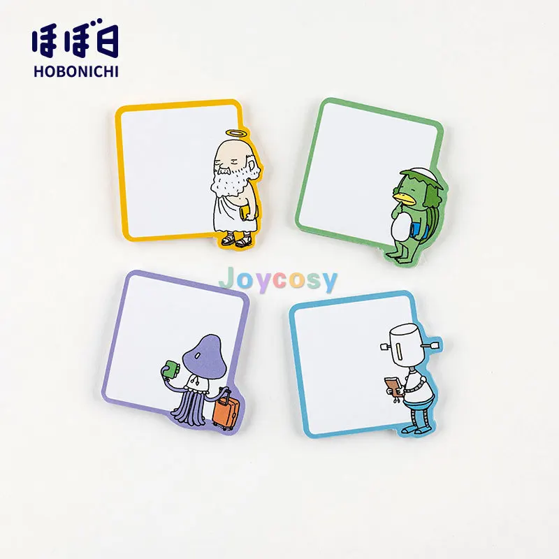 Набор для записей Hobonichi Techo Accessories [Shinsuke Yoshitake: Набор самоклеящихся заметок] Друзья&ampСемья Фантастические друзья Существа Школьные принадлежности.