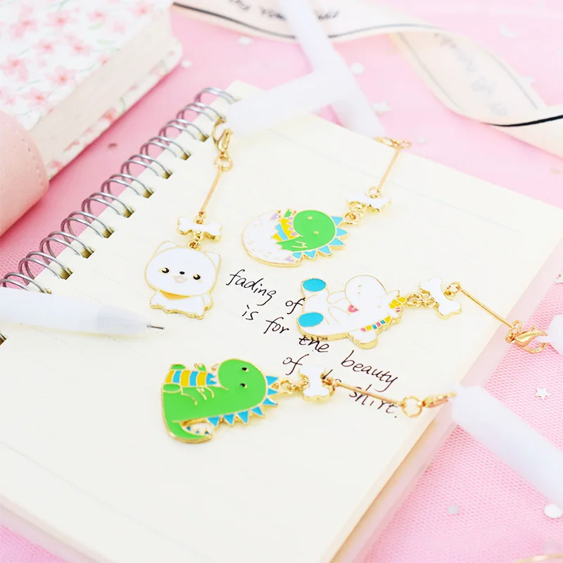 Маленький динозавриштаны в собаки виде кости из гелевая ручка с подвеской