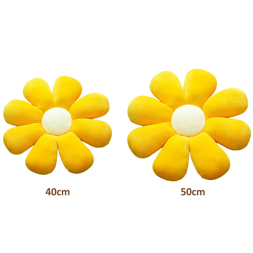 

3D Flower Pillow Seating Cushion Sunflower Shaped Decorative Throw Pillows Cushions Plush Stuffed Toy Cushion pillow