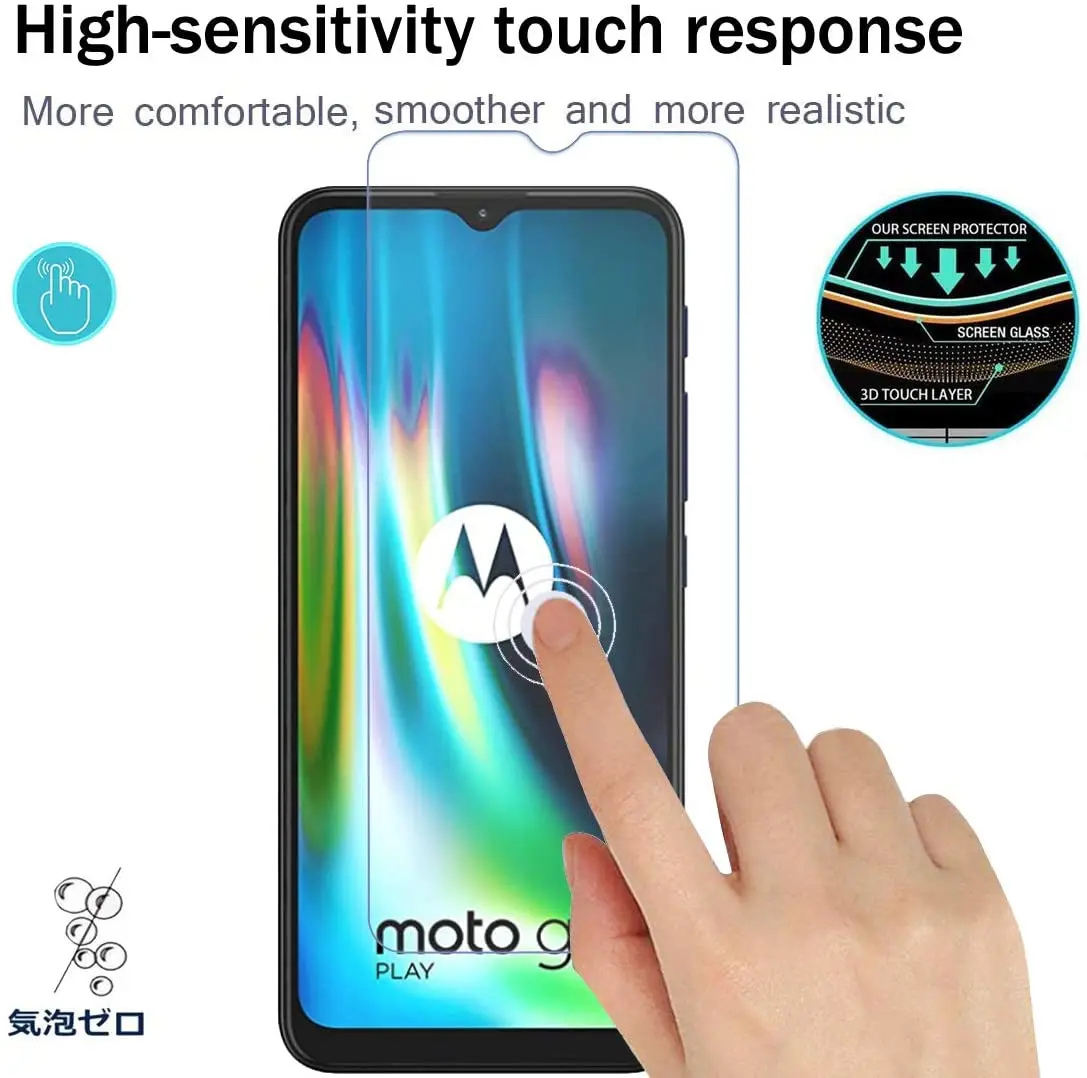 Закаленное стекло для Motorola Moto G9 Play 6 5 дюйма защитная пленка G9PLAY экрана чехол