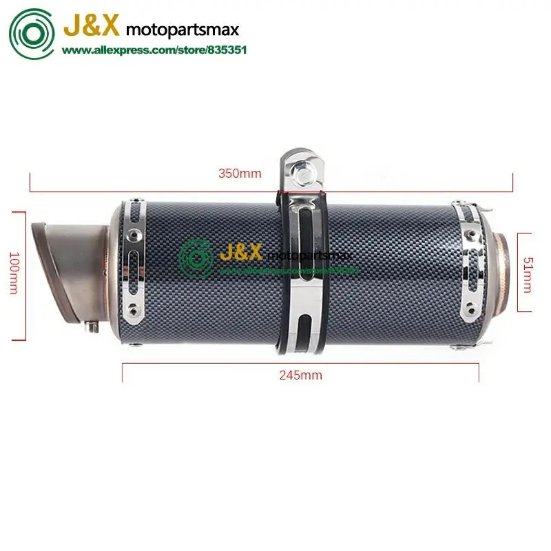 

Motorcycle Exhaust Muffler Full System Middle Link Connector Mid Pipe Slip On For suzuki GSX R600 R750 GSXR600 GSXR750 K7 2007