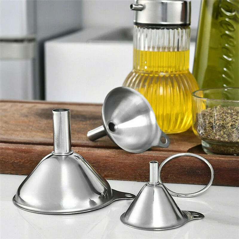 3 шт./компл. Нержавеющая сталь воронка масляного воды специи винная фляга воронки