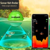 lucky ff916 sonar wireless wifi fish finder 50m130ft depth echo sounder detect sea lake boat fishing finder for ios android