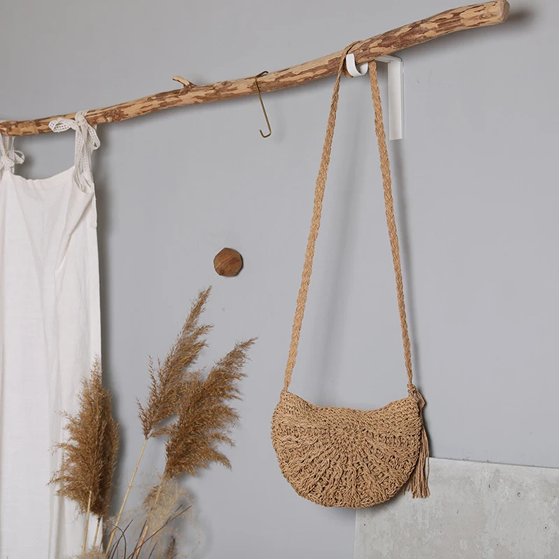 Дизайнерская соломенная сумка женская через плечо модные пляжные сумки 01-SB-xknbst |