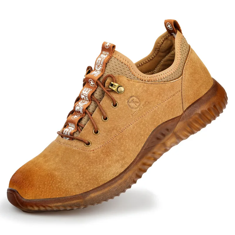 

2021 Four Seasons Safety Protection Labor Protection Shoes Men's Anti Piercing Wear Resistant Work Shoes Anti Smashing Shoes