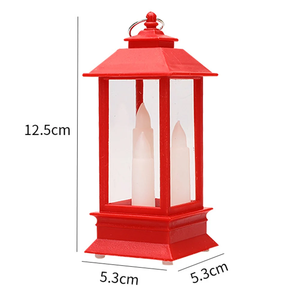 

Christmas Simulation Candles Lamps LED Electric Light New Year Party Desktop Ornaments Hanging Lantern For Home Shop Decoration
