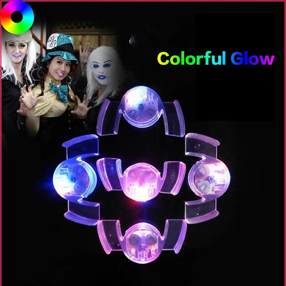 Светодиодный Хеллоуина ночной Светильник RGB Светящиеся зубы декоративный светильник s детская игрушка светильник ing подходит для вечерние бар шутки