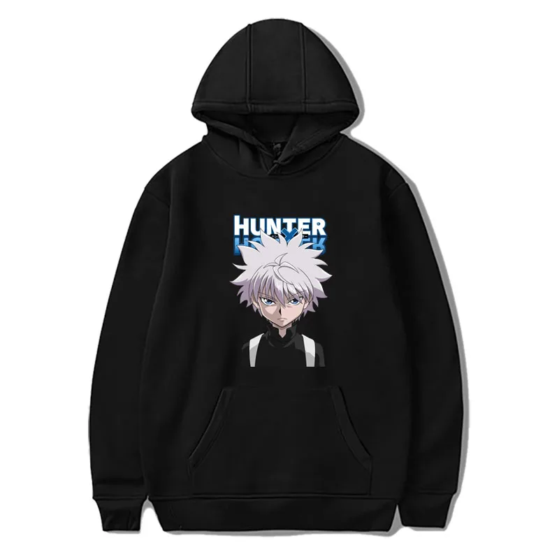 2021 Fashion Hunter X Hunter Killua Leorio Kurapika Gon Hisoka Hooded Hoodie Long Sleeve Pullover Sweatshirt for Women Men