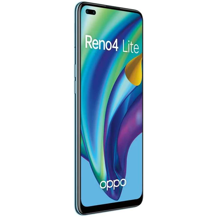 Smartphone Oppo Reno 4 Lite 128GB 8GB Blue 3G 4G 6.43 &quot1080x2400 and10 802.11 a/b/g/n/ac NFC GPS | Mobile Phones