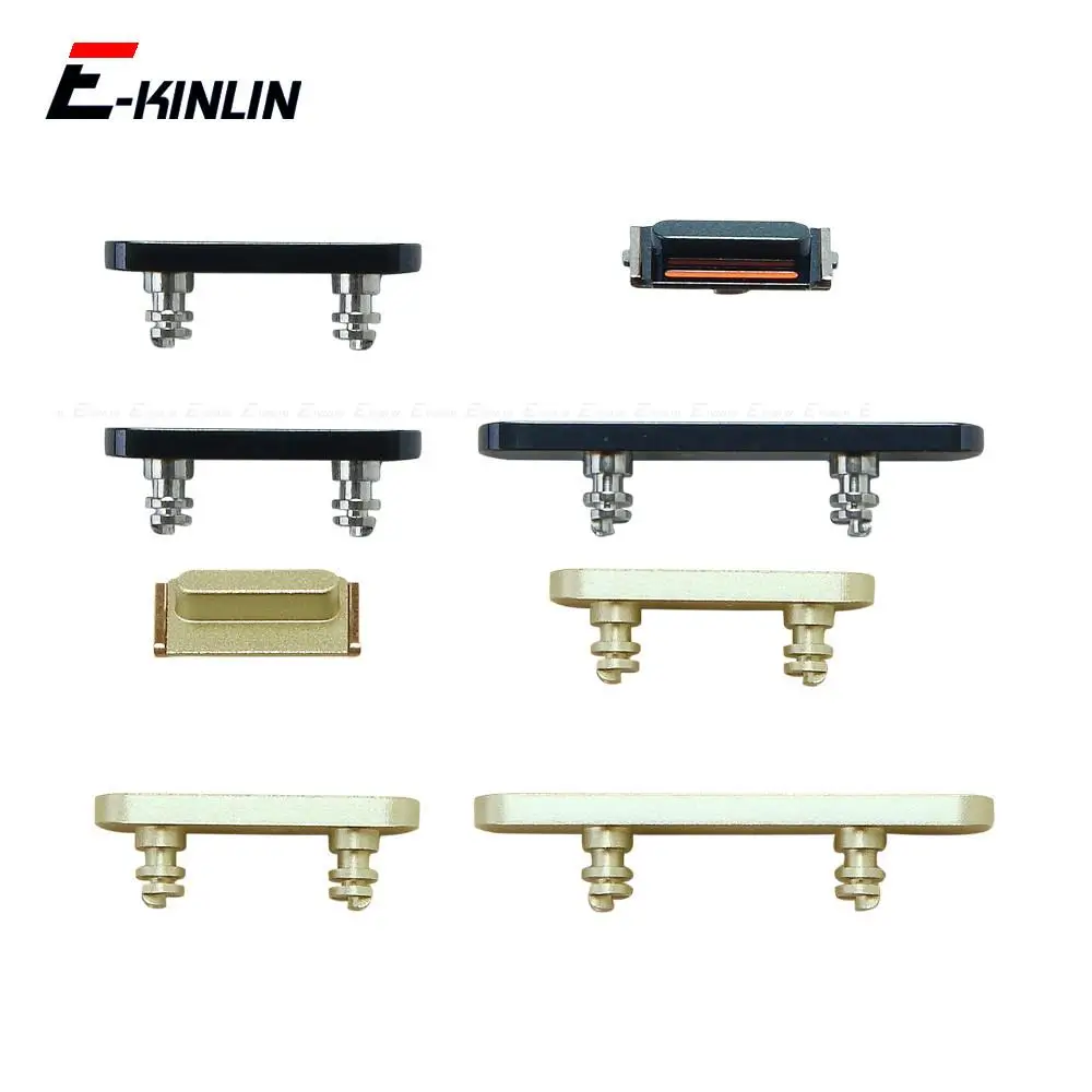 

10pcs\lot Switch Power Volume Mute Key Side Button Full Set For iPhone 13 mini 13 Pro Max Repair Parts