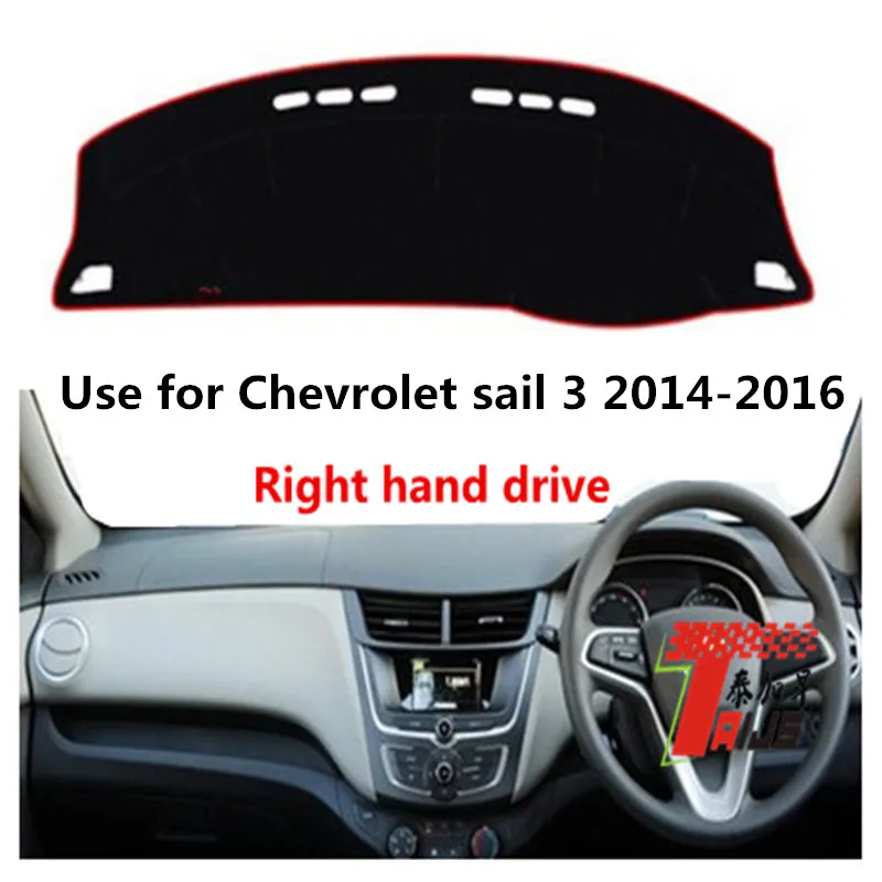 

TAIJS Factory Sun Shade Anti Dust Polyester Fibre Car Dashboard Cover For Chevrolet Sail 3 2014 2015 2016 Right hand drive