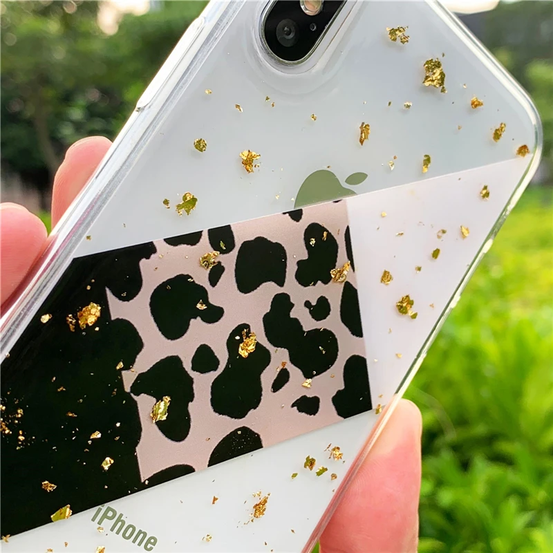 Чехол TRISEOLY для Oneplus 7 Pro Модный Блестящий Золотой защитный чехол с косым