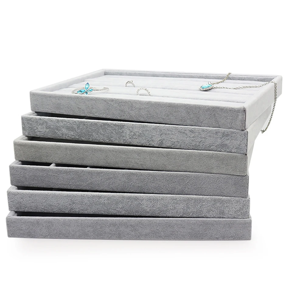 

Star Packaging Women 2 Layers Velvet Inside Jewelry Organizer Earring Bangle Bracelet Necklace And Rings Jewelry Box