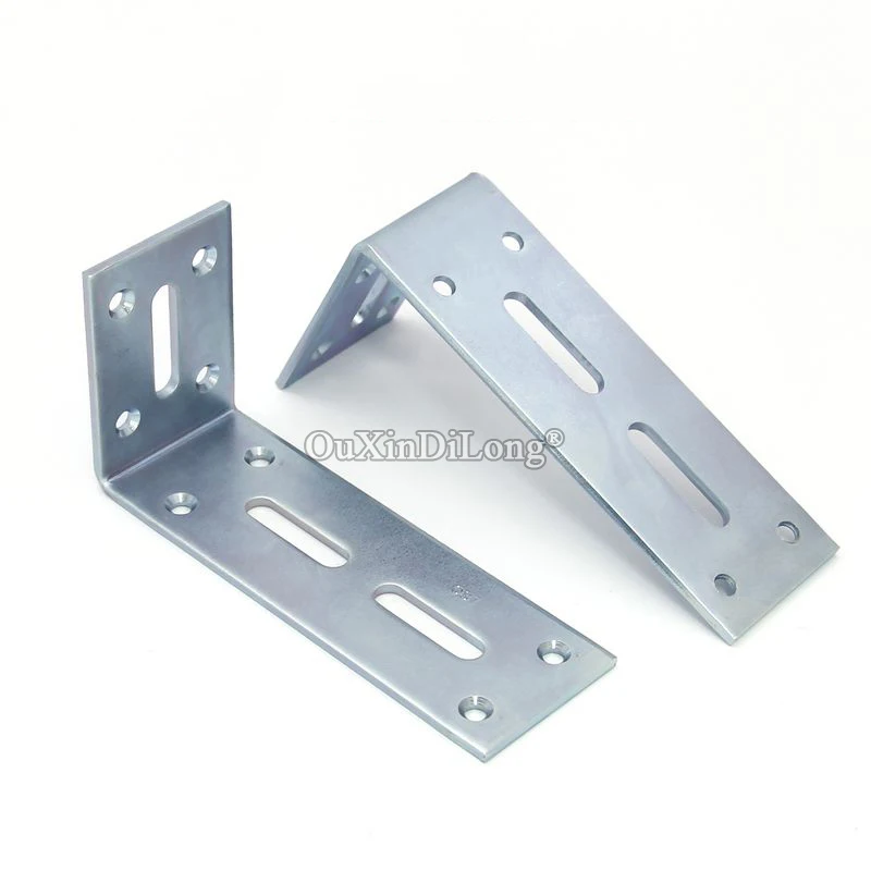 

New 4PCS Metal "L" Right Angle Joint Corner Braces Board Frame Partition Fixed Holder Brackets Furniture Reinforced Connectors