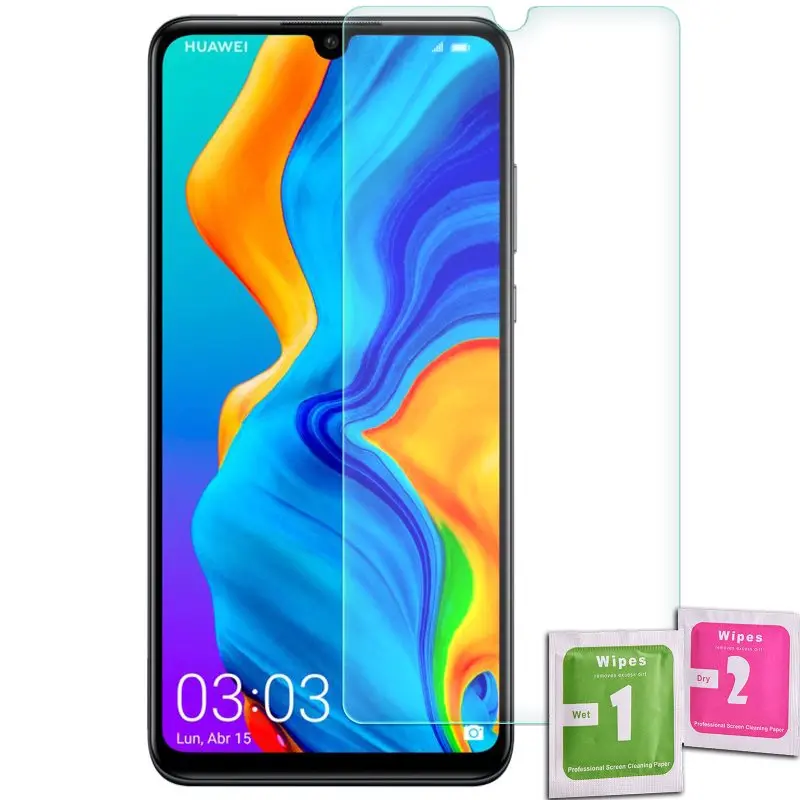 Закаленное стекло для защиты экрана HUAWEI P30 LITE 9H 0 33 мм Премиум качества|Защитные