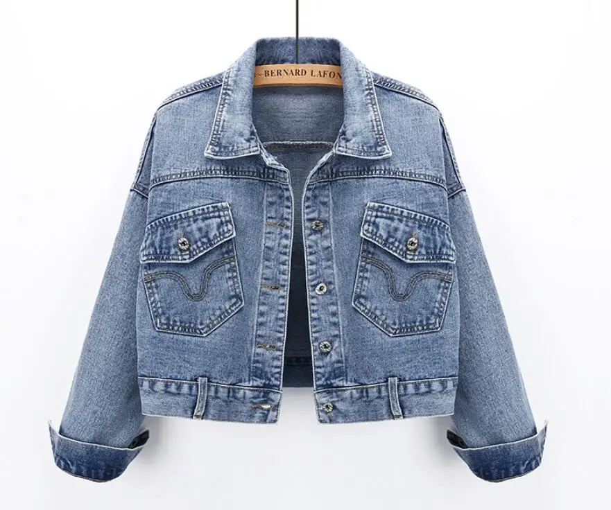 

New 2020 spring and autumn loose Korean short denim jacket high-quality women's tops fashion women's jacket