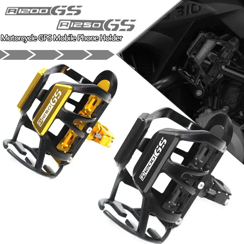 

For BMW R1200GS R1250GS Motorbike Beverage Water Bottle Cage Drink Cup Holder Sdand Mount Accessories R1250 R1200 R 1250 1200 GS