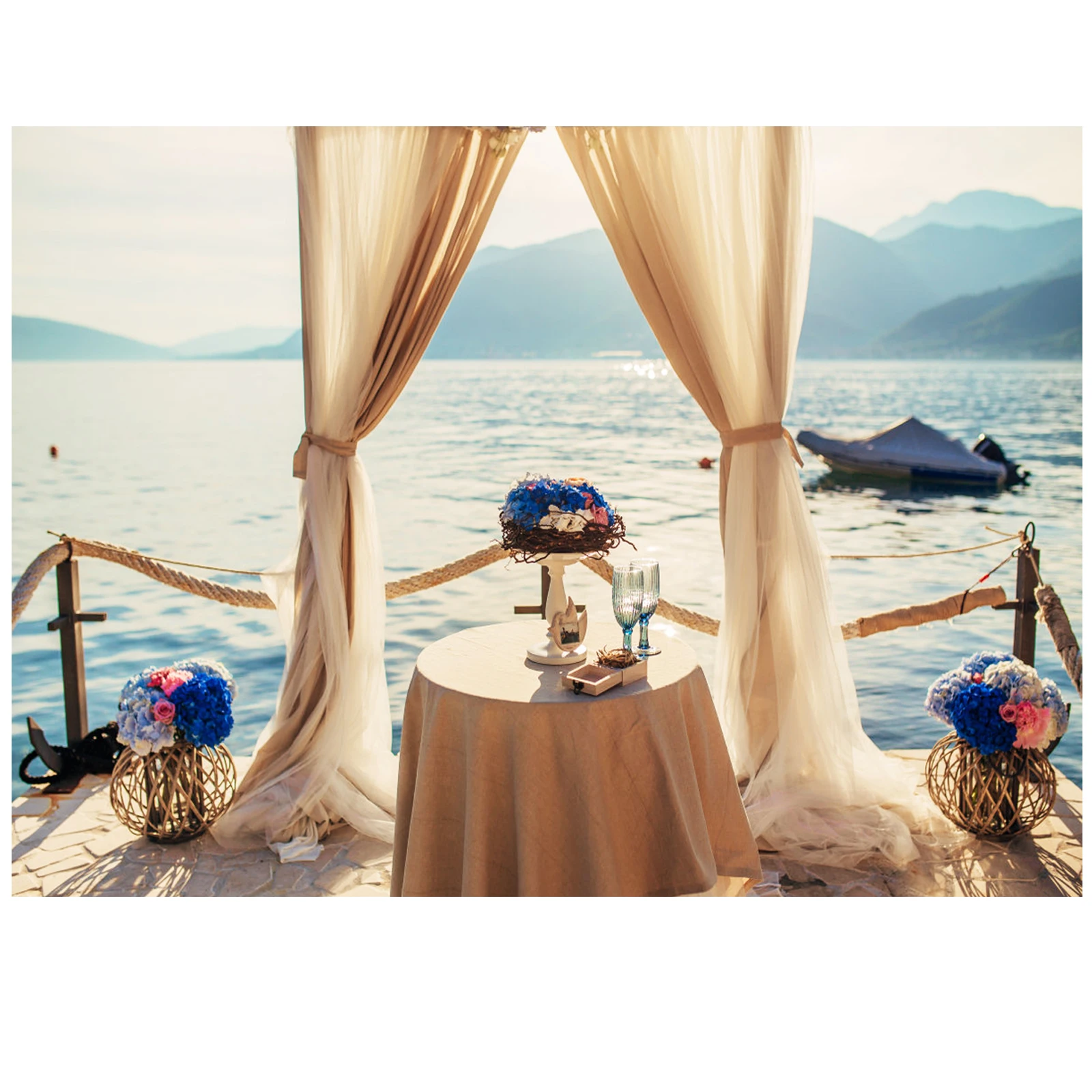 Винтажные Свадебные джутовые тканевые украшения натуральные мешковины скатерти