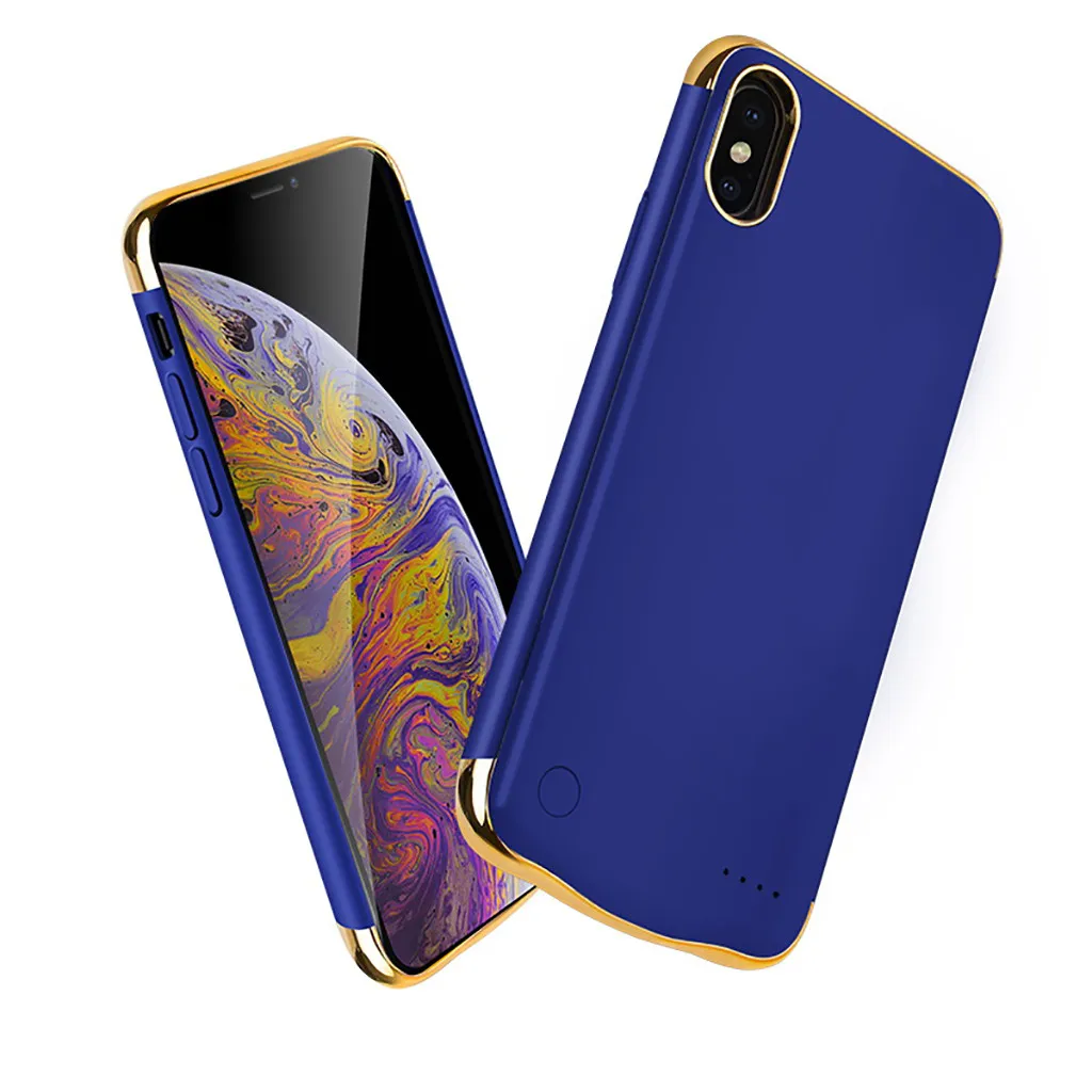 Расширенный аккумулятор 5800 мач чехол для телефона зарядки iphone X/XS 5 8 дюйма/XR 6 1