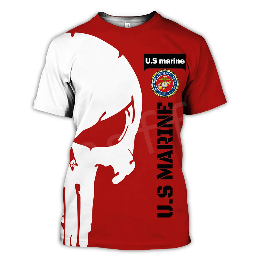 Мужская/женская футболка с коротким рукавом принтом черепа|Мужские футболки| |