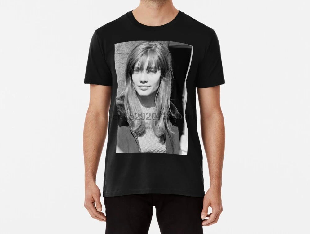 Мужская футболка Funy винтажные классические фотографии FRANCOISE HARDY женская | одежда